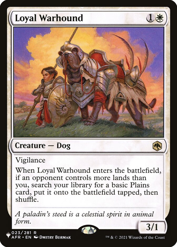 Loyal Warhound, The List · afr-23
