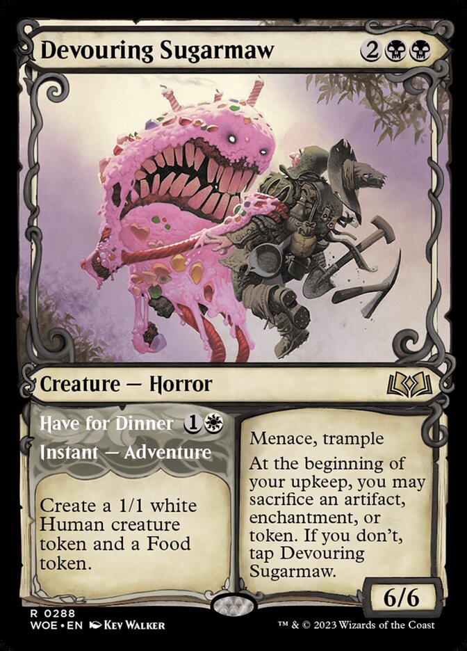Devouring Sugarmaw // Have for Dinner, Wilds of Eldraine · 0288