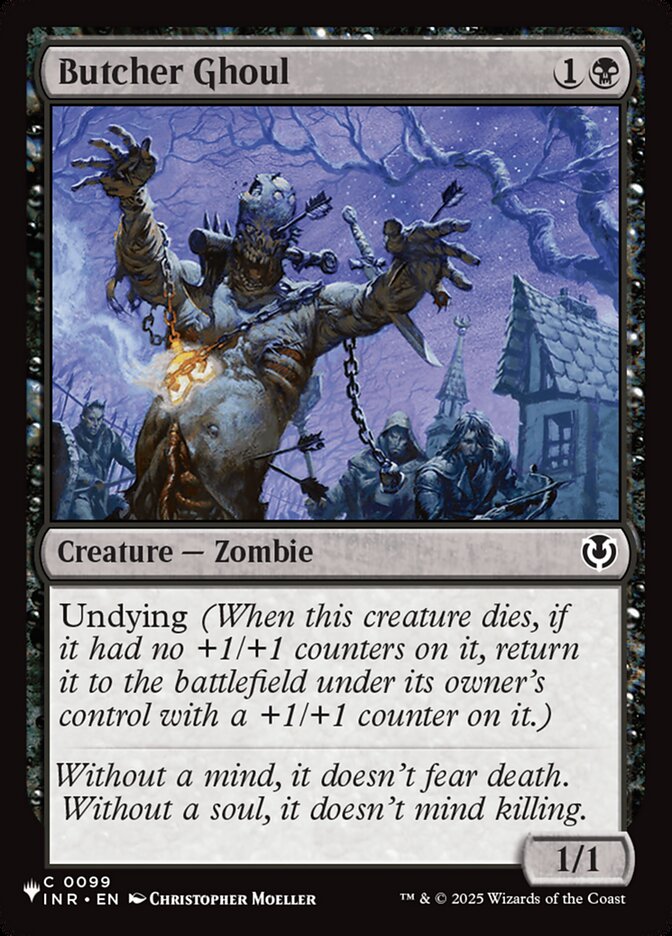Butcher Ghoul, The List · inr-99