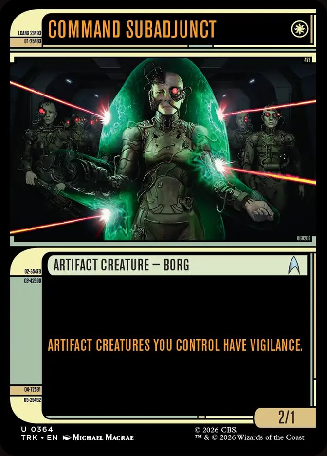 Command Subadjunct, Star Trek · 0364