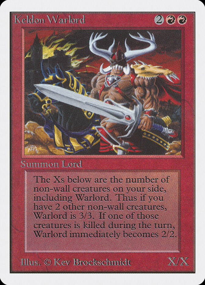 Keldon Warlord, Unlimited Edition · 161