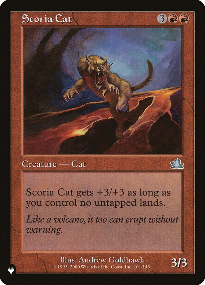 Scoria Cat, The List · pcy-101
