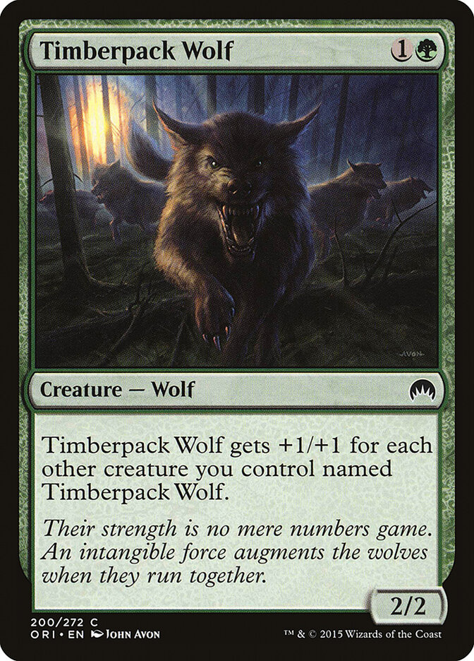 Timberpack Wolf, Magic Origins · 200/272