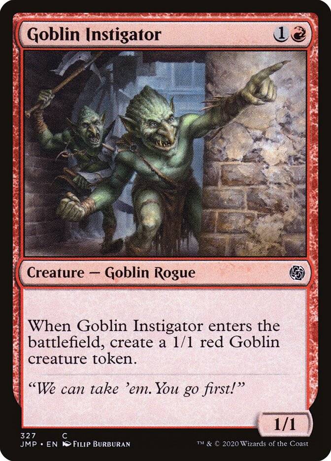 Goblin Instigator, Jumpstart · 327