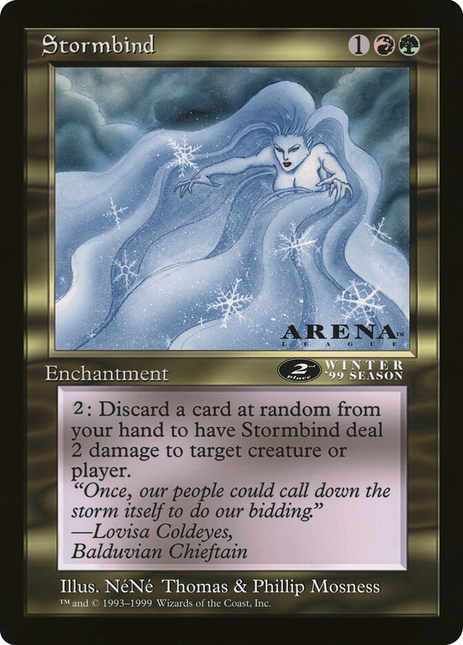 Stormbind, Oversized League Prizes · 64