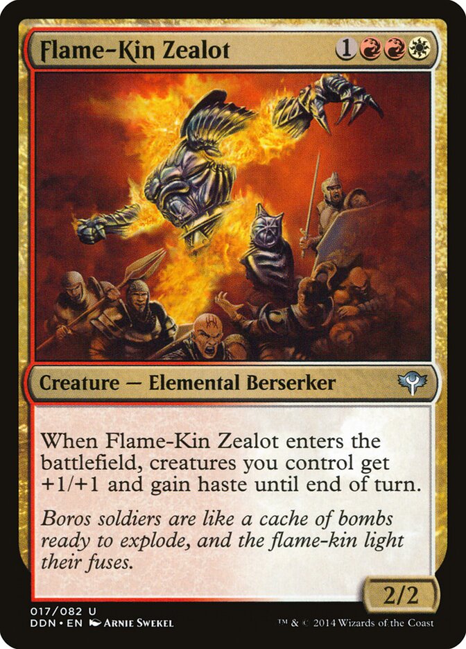 Flame-Kin Zealot, Duel Decks: Speed vs. Cunning · 017/082