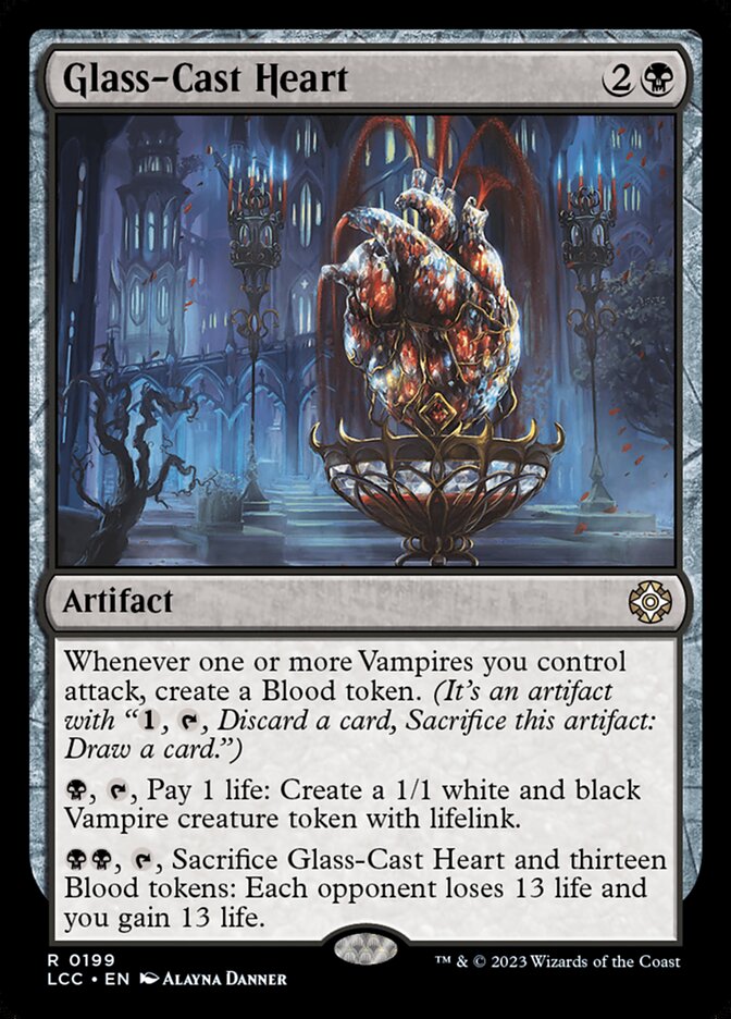 Glass-Cast Heart, The Lost Caverns of Ixalan Commander · 0199