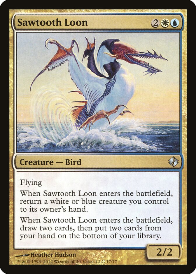 Sawtooth Loon, Duel Decks: Venser vs. Koth · 17/77
