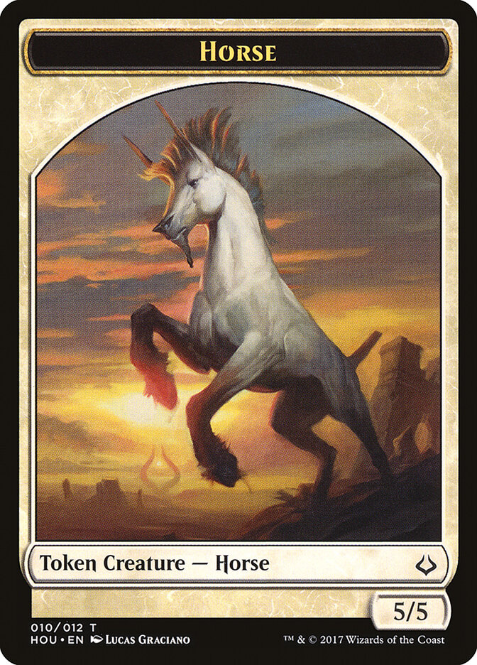 Horse, Hour of Devastation Tokens · 010