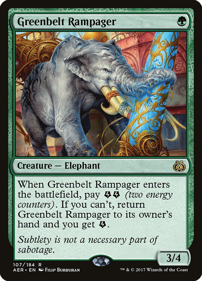 Greenbelt Rampager, Aether Revolt · 107/184