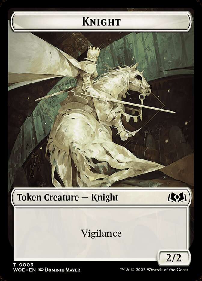 Knight, Wilds of Eldraine Tokens · 0003