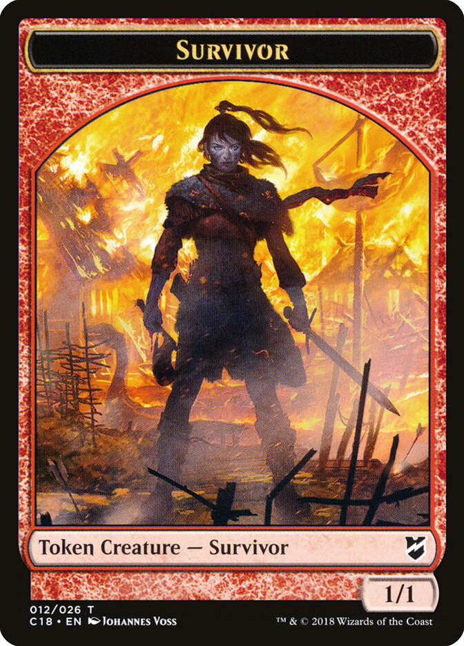 Survivor, Commander 2018 Tokens · 012
