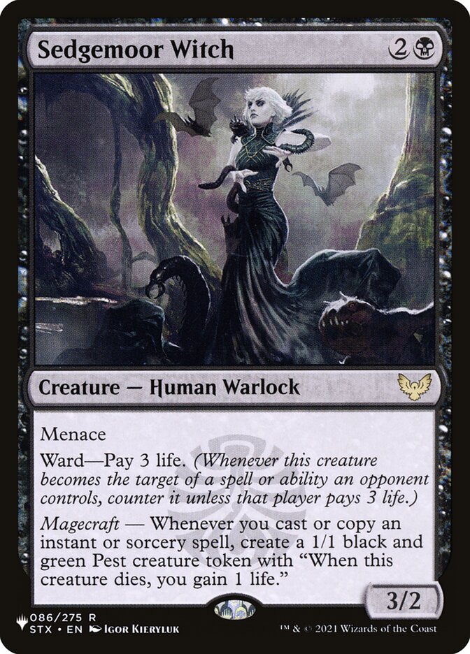 Sedgemoor Witch, The List · stx-86