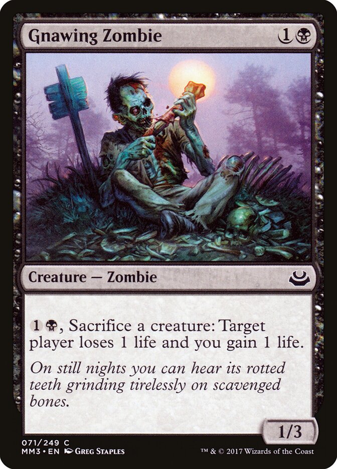 Gnawing Zombie, Modern Masters 2017 · 071/249