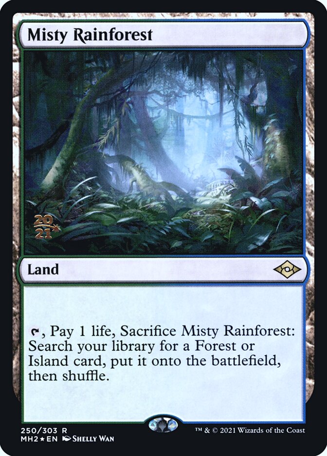 Misty Rainforest, Modern Horizons 2 Promos · 250/303