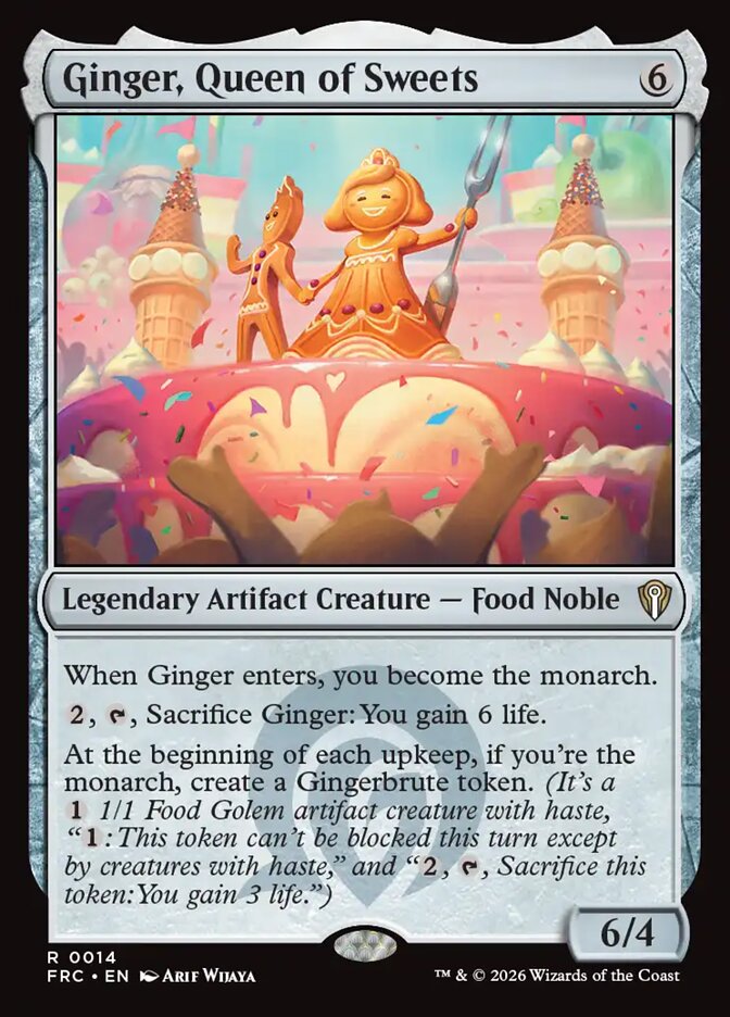 Ginger, Queen of Sweets, Reality Fracture Commander · 0014