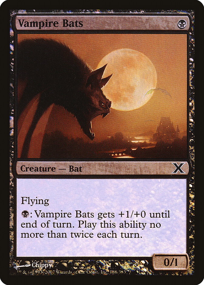 Vampire Bats, Tenth Edition · 186-star