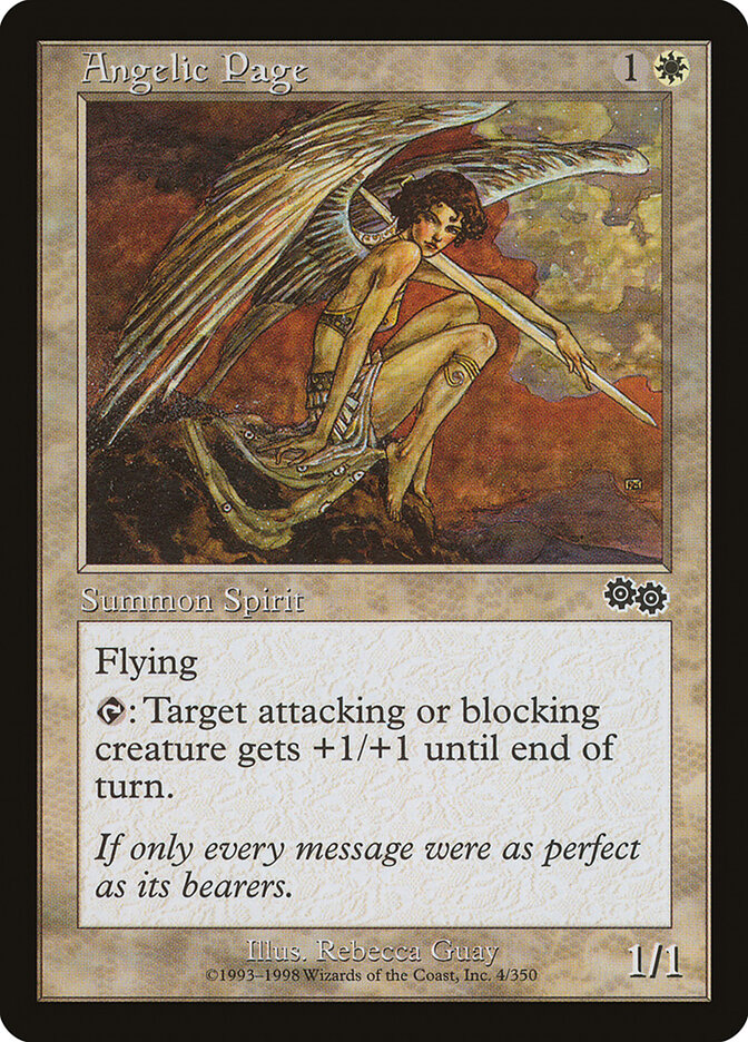Angelic Page, Urza's Saga · 4/350