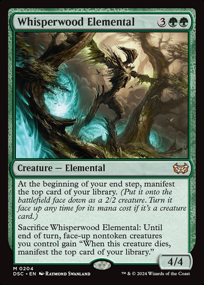 Whisperwood Elemental, Duskmourn: House of Horror Commander · 0204