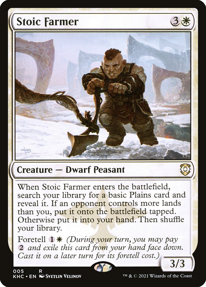 Stoic Farmer, Kaldheim Commander · 005