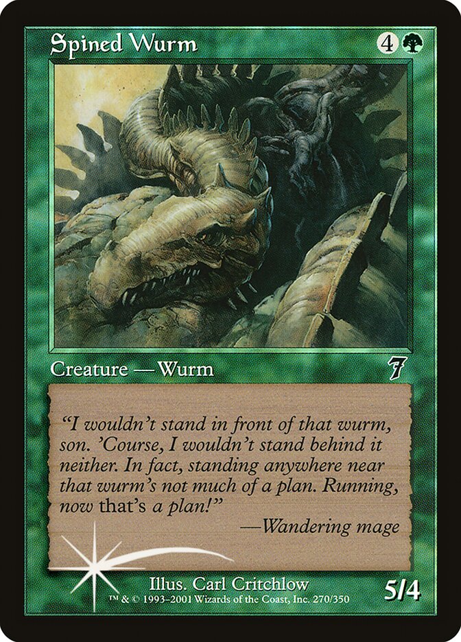 Spined Wurm, Seventh Edition · 270-star