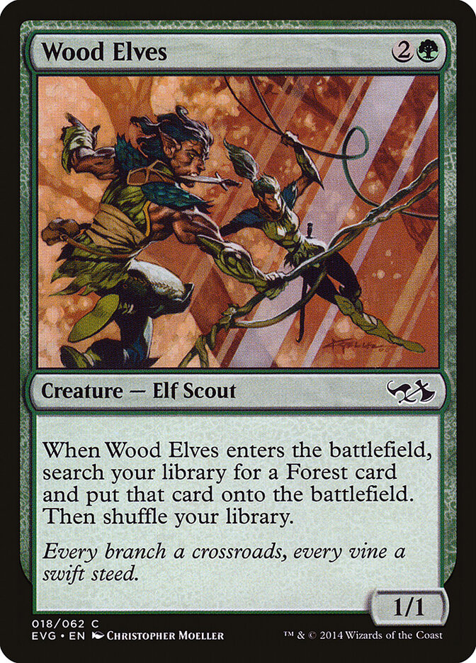 Wood Elves, Duel Decks Anthology: Elves vs. Goblins · 018/062