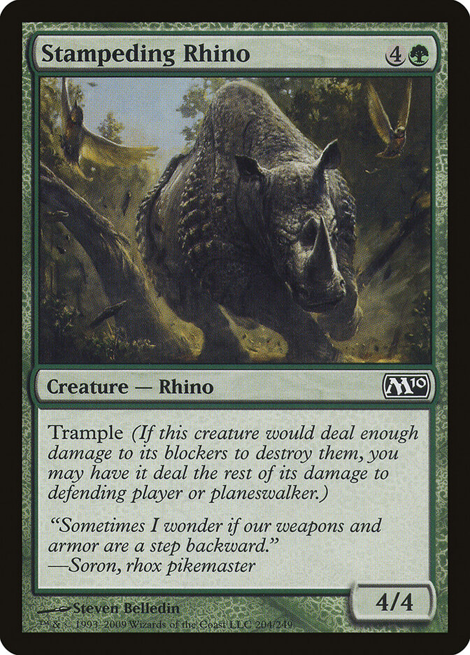 Stampeding Rhino, Magic 2010 · 204/249