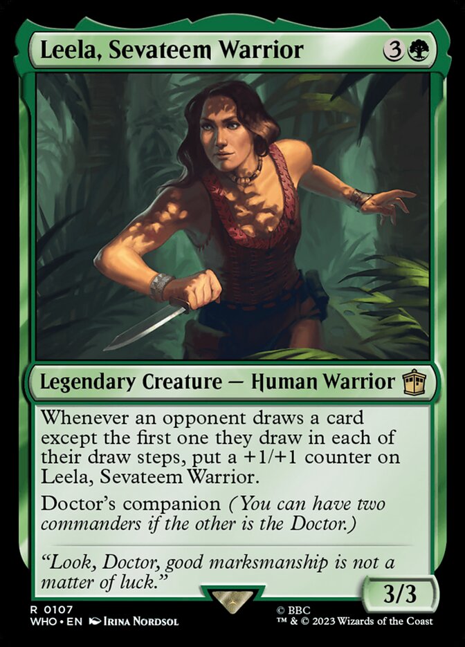 Leela, Sevateem Warrior, Doctor Who · 0107