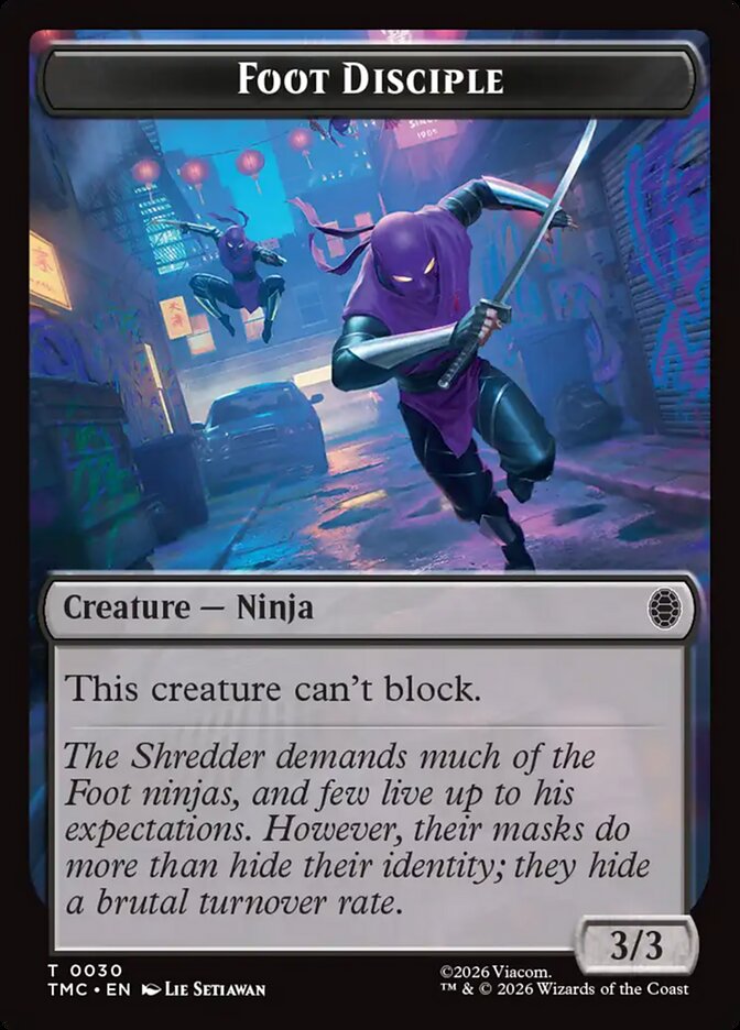 Foot Disciple, Teenage Mutant Ninja Turtles Eternal Tokens · 0030