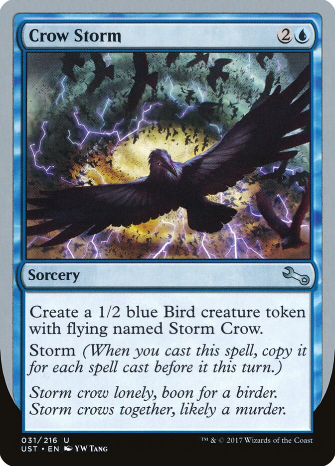 Crow Storm, Unstable · 031/216