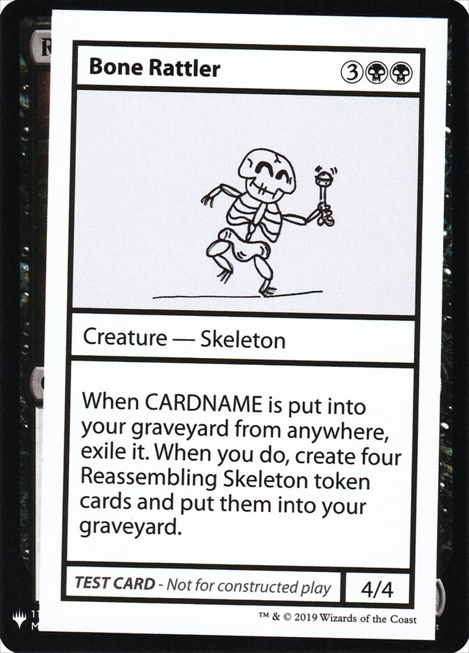 Bone Rattler, Mystery Booster Playtest Cards 2019 · 035/121