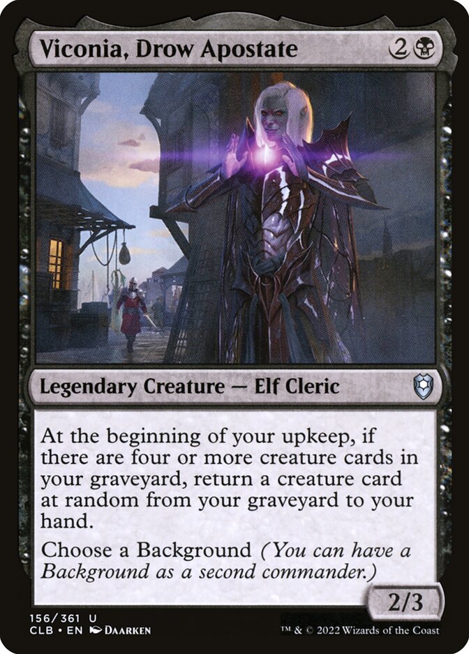 Viconia, Drow Apostate, Commander Legends: Battle for Baldur's Gate · 156/361