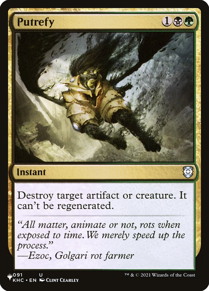 Putrefy, The List · khc-91