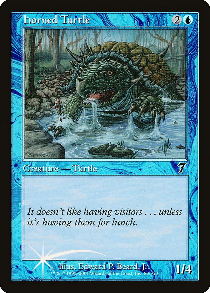Horned Turtle, Seventh Edition · 80-star
