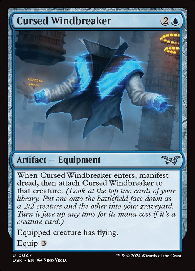 Cursed Windbreaker, Duskmourn: House of Horror · 0047