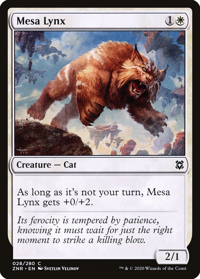 Mesa Lynx, Zendikar Rising · 028/280