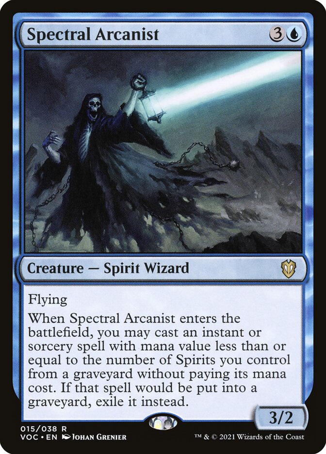 Spectral Arcanist, Crimson Vow Commander · 015/038