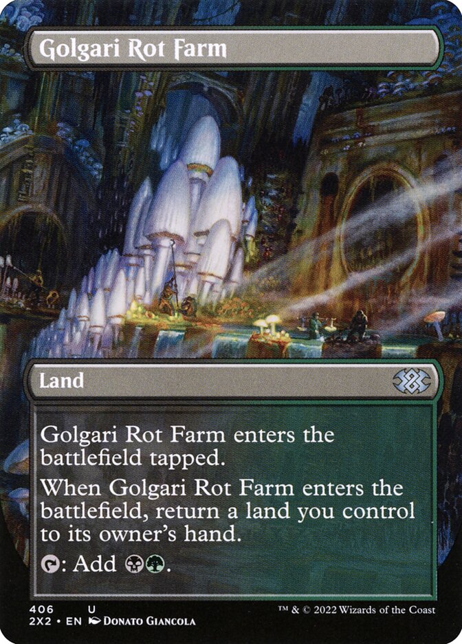 Golgari Rot Farm, Double Masters 2022 · 406