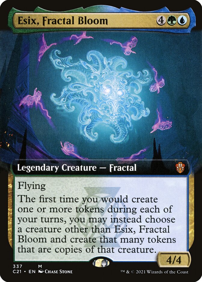 Esix, Fractal Bloom, Commander 2021 · 337