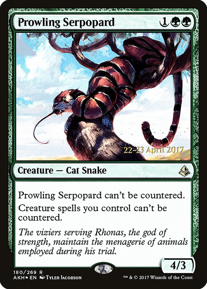Prowling Serpopard, Amonkhet Promos · 180/269