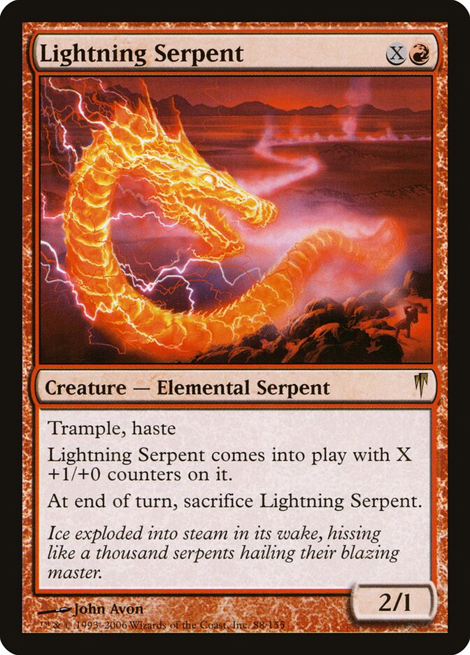 Lightning Serpent, Coldsnap · 88/155