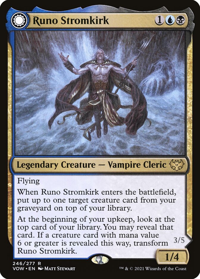 Runo Stromkirk // Krothuss, Lord of the Deep, Innistrad: Crimson Vow · 246/277
