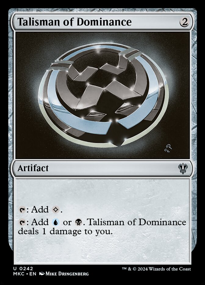 Talisman of Dominance, Murders at Karlov Manor Commander · 0242