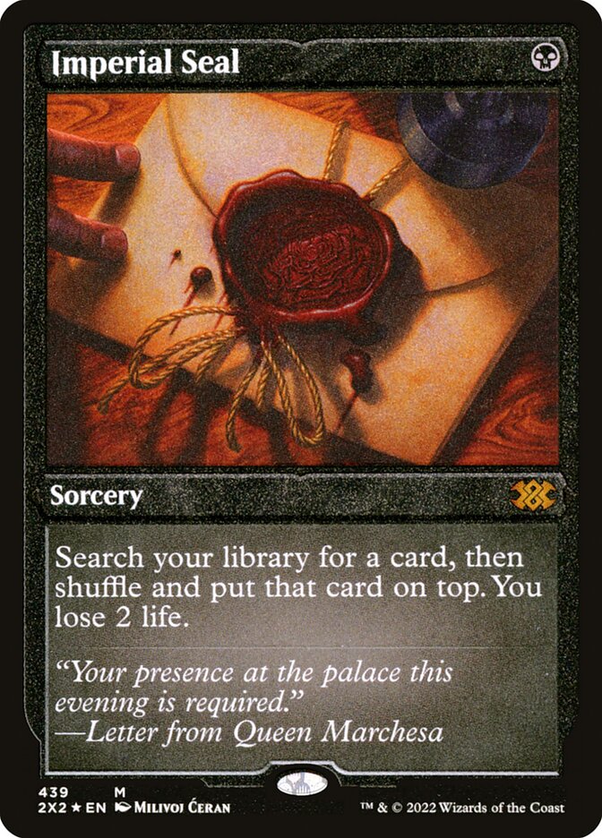 Imperial Seal, Double Masters 2022 · 439