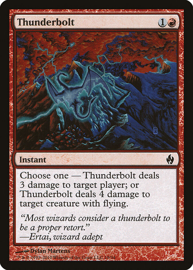 Thunderbolt, Premium Deck Series: Fire and Lightning · 19/34