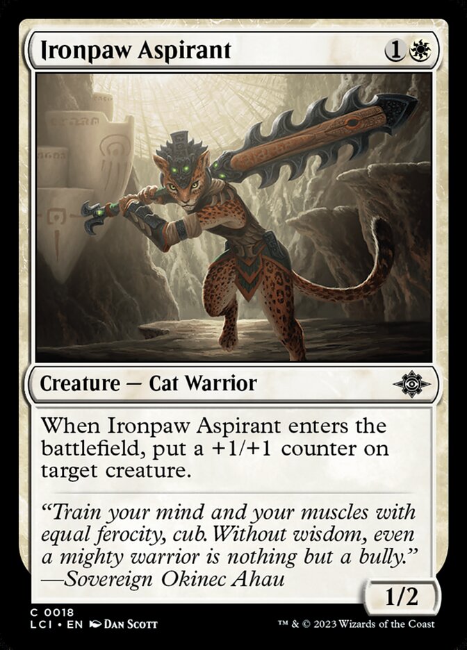 Ironpaw Aspirant, The Lost Caverns of Ixalan · 0018