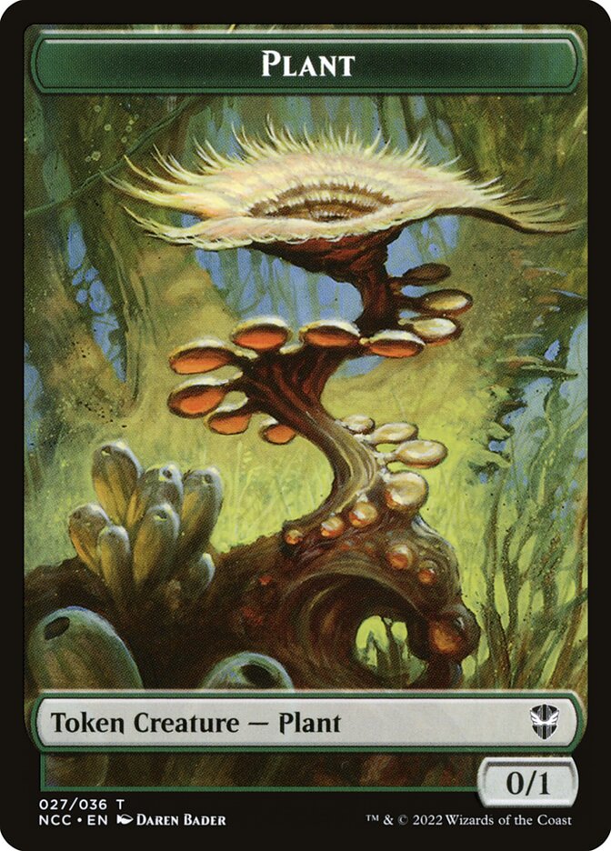 Plant, New Capenna Commander Tokens · 027