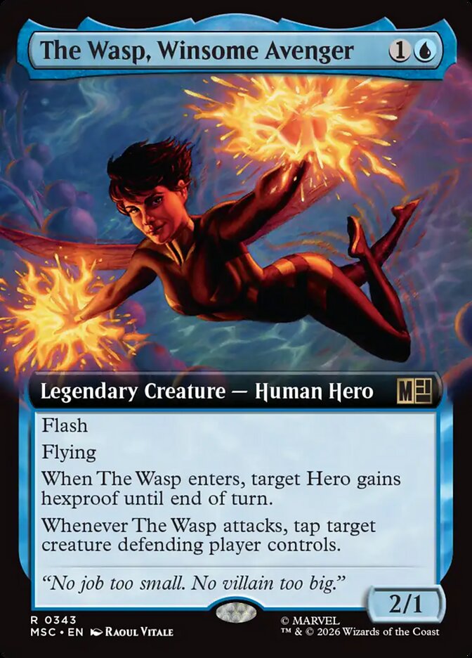 The Wasp, Winsome Avenger, Marvel Super Heroes Commander · 0343