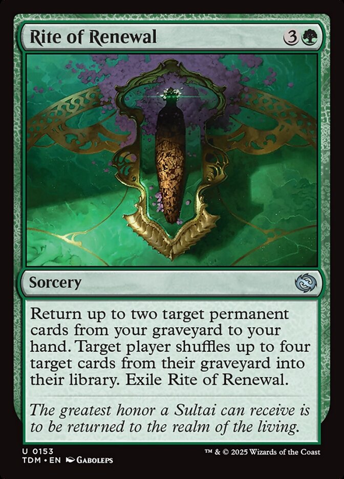 Rite of Renewal, Tarkir: Dragonstorm · 0153