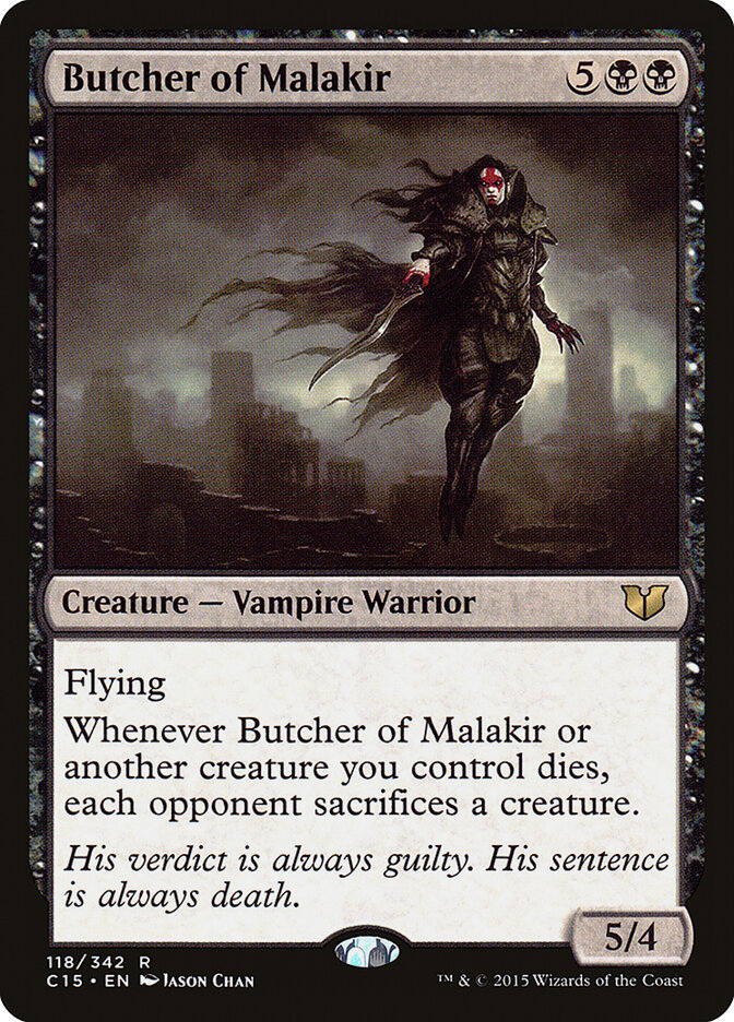 Butcher of Malakir, Commander 2015 · 118/342